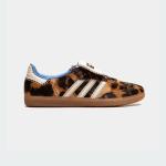 Adidas X Wales Bonner Samba Pony Leopard Dark Brown