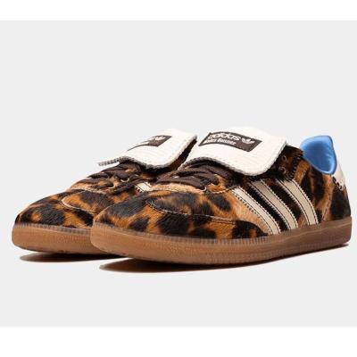 Adidas X Wales Bonner Samba Pony Leopard Dark Brown