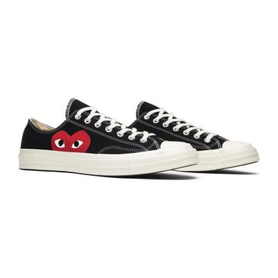 Converse Comme des Garcons x Chuck Taylor All Star Low Play Black White