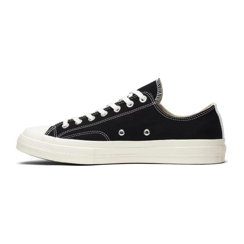 Converse Comme des Garcons x Chuck Taylor All Star Low Play Black White