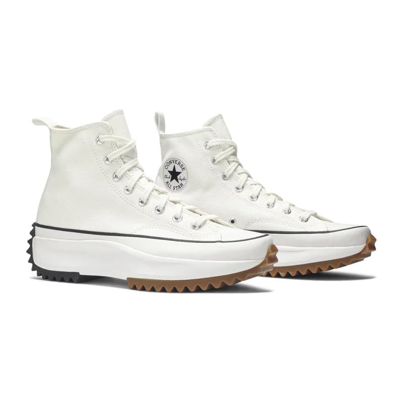 Converse Run Star Hike High White Black Gum