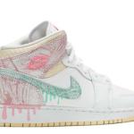 Nike Air Jordan 1 Mid Paint Drip (GS)