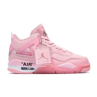 Air Jordan 4 Retro Off-White Pastel Pink